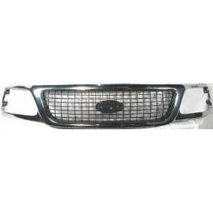  99 FORD EXPEDITION GRILLE SUV, With Chrome, XLT Model 