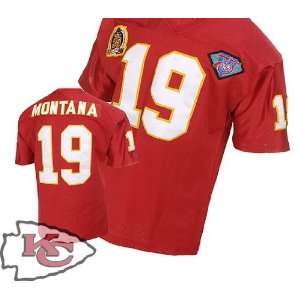   Throwback Red Jersey Authentic Football Jersey