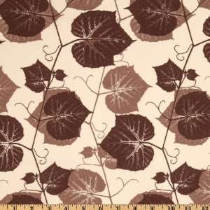  44 Wide Ty Pennington Impressions Ivy Brown Fabric By 