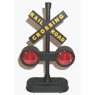 Railroad Rail Road Crossing Light Kids Bedroom Train Station  Toys 