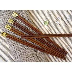  10 Pairs of Teak Chopsticks
