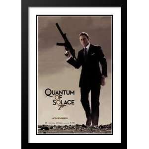 Quantum of Solace, James Bond Framed and Double Matted 32x45 Movie 