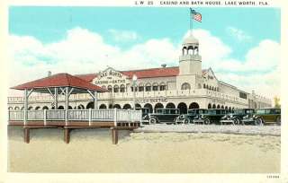 Lake Worth FL   Casino and Bath House   Unused  