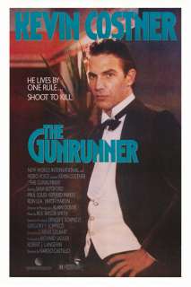 THE GUNRUNNER MOVIE POSTER 1984 RARE KEVIN COSTNER  