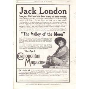    ack London Magazine Ad 1913 The Valley of The Moon 