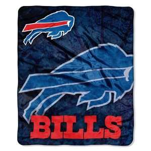  BSS   Buffalo Bills NFL Royal Plush Raschel Blanket (Roll 