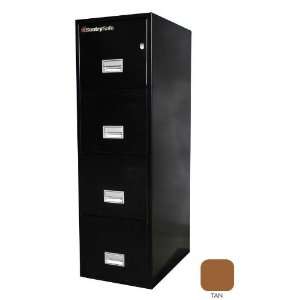   4T2530 T 25 in. 4 Drawer Insulated Vertical File   Tan