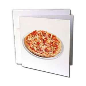  Fruit Food   Pizza   Greeting Cards 6 Greeting Cards with 