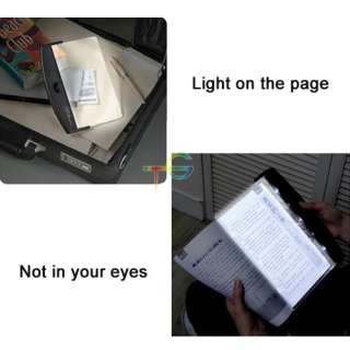 LED Light Bed Book Reading Panel Flashlight Torch Lamp  