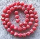 Man Made Pink Rhodochrosite Round Beads 8mm 15.5inch