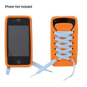  Orange Sneakers Silicone Case for Apple iPhone 4 Back Case 