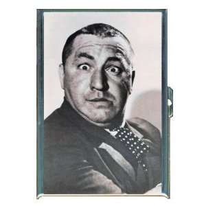 THE THREE STOOGES CURLY PHOTO ID CREDIT CARD WALLET CIGARETTE CASE 
