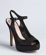 Vince Camuto black leather