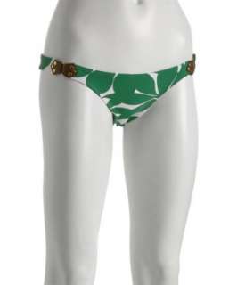 Vix Swimwear green leaf Palmilla studded bikini bottoms   up 