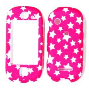 Cuffu   Pink Star   Motorola QA4 Evoke Case Cover + Reusable Screen 