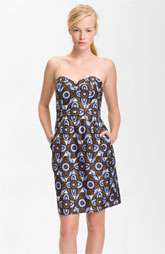 Milly Marby Print Strapless Dress $335.00