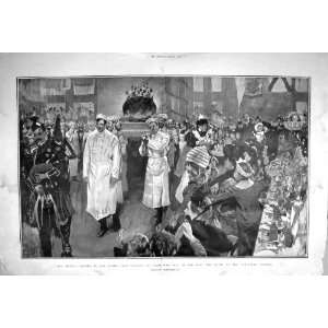  1903 QUEEN DINNER WIDOWS ORPHANS WAR CHRISTMAS PUDDING 