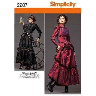   2207 Misses Steampunk / Victorian Style Costume, Sizes 6 8 10 12