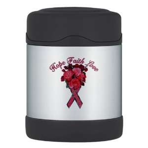   Food Jar Cancer Pink Ribbon Survivor Hope Faith Love 