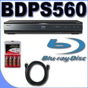  Sony BDP S560 1080p Blu ray Disc Player PLUS HDMI Cable 