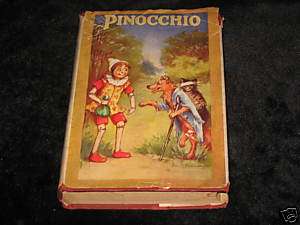 Pinocchio   Saalfield Publishing Co. 1924 with DJ  