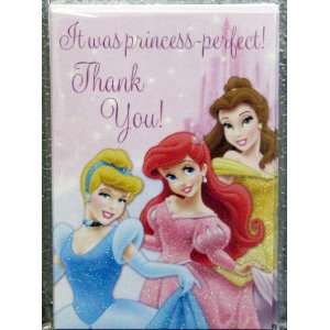  Hallmark Stationery TYN4193 Disney Princesss Thank You 