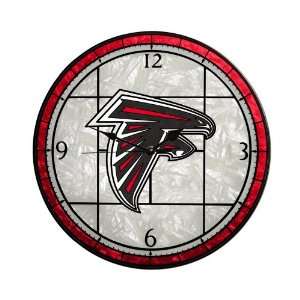  Atlanta Falcons 12 Inch Art Glass Clock