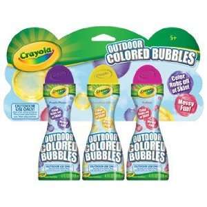  Crayola Outdoor Colored Bubbles 3 Pack Fuchsia Unmellow 