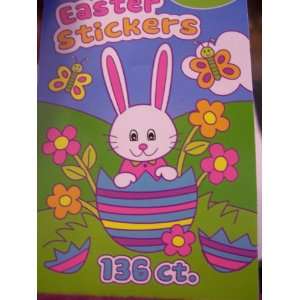   ~ 136 Stickers (Bunny Coming Out of the Easter Egg) Toys & Games