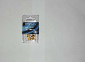 pack of 4 YELLOW South Bend Floating Jig Heads SZ 2  