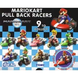  Super Mario Brothers Mario Kart Pull Back Racers Set of 9 