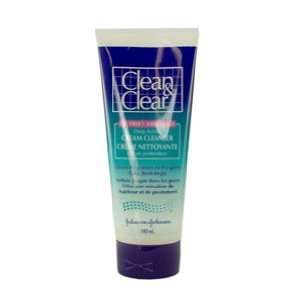 JOHNSON + JOHNSON CLEAN AND CLEAR OIL FREE DEEP ACTION CREAM CLEANSER 