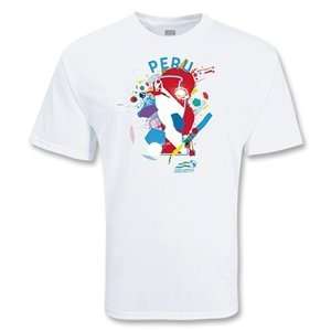 Euro 2012   Peru Copa America Splash T Shirt  Sports 
