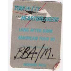  Tom Petty Long After Dark Original Backstage Pass 1983 