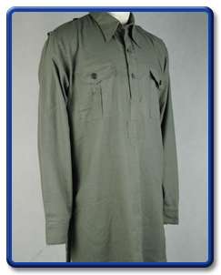 WW2 German Heer/Elite M41 Cotton/Linen Woven Shirt XL  