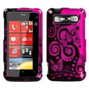   HTC Trophy Verizon Wireless   Playful Butterfly Hot Pink Cell Phones