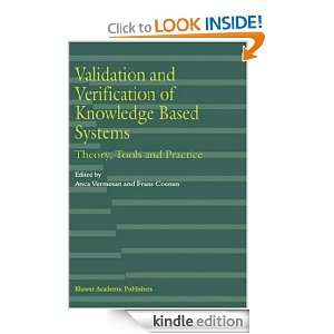 Validation and Verification of Knowledge Based Systems   Theory, Tools 