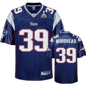  England Patriots #39 Danny Woodhead Jersey 2012 Super Bowl 