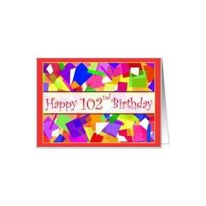  Blast of Confetti Happy 102nd Birthday Card Toys & Games
