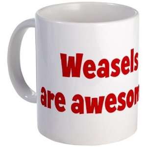  Weasels are awesome Awesome Mug by  Kitchen 