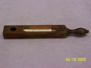 Dr Forbes Specifications antique bath thermometer  