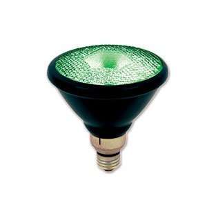   150W 120V E26,E27 / MEDIUM SKIRTED DICHROIC GREEN PAR38 Incandescent