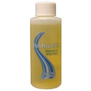 2 oz. Shampoo and Body Bath, clear bottle Health 