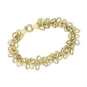  14kt Italian Yellow Gold Multi Link Bracelet Jewelry