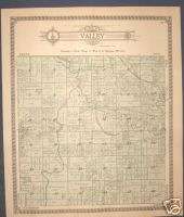 VALLEY TOWNSHIP, ALLEGAN COUNTY, MICHIGAN PLAT MAP 1900  