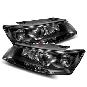   06 08 Hyundai Sonata Projector Headlights   Black Automotive