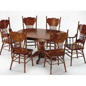  Nostalgia 7 Pc Dining Table Set by Acme Furniture & Decor