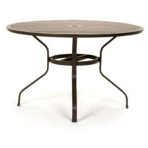  Caluco San Michele 48 in. Round Dining Table Patio, Lawn 