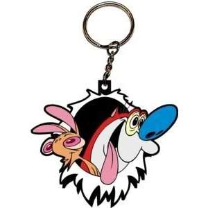  Ren and Stimpy Logo Rubber Keychain Toys & Games