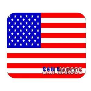  US Flag   San Marcos, California (CA) Mouse Pad 